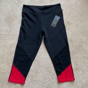 NWT Zobha Crops Red Black Medium